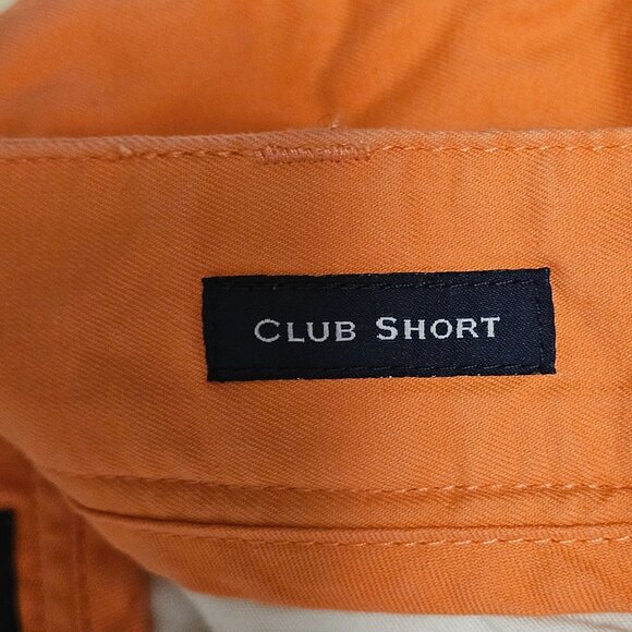 Vineyard Vines Shorts Mens 32 Orange Chino Club Shorts Preppy Flat Front Golf - Picture 7 of 10